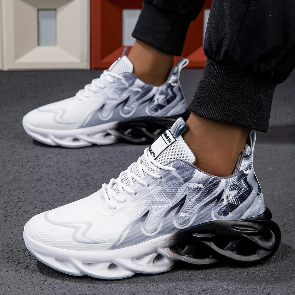 Vielseitige und stützende orthopädische Turnschuhe