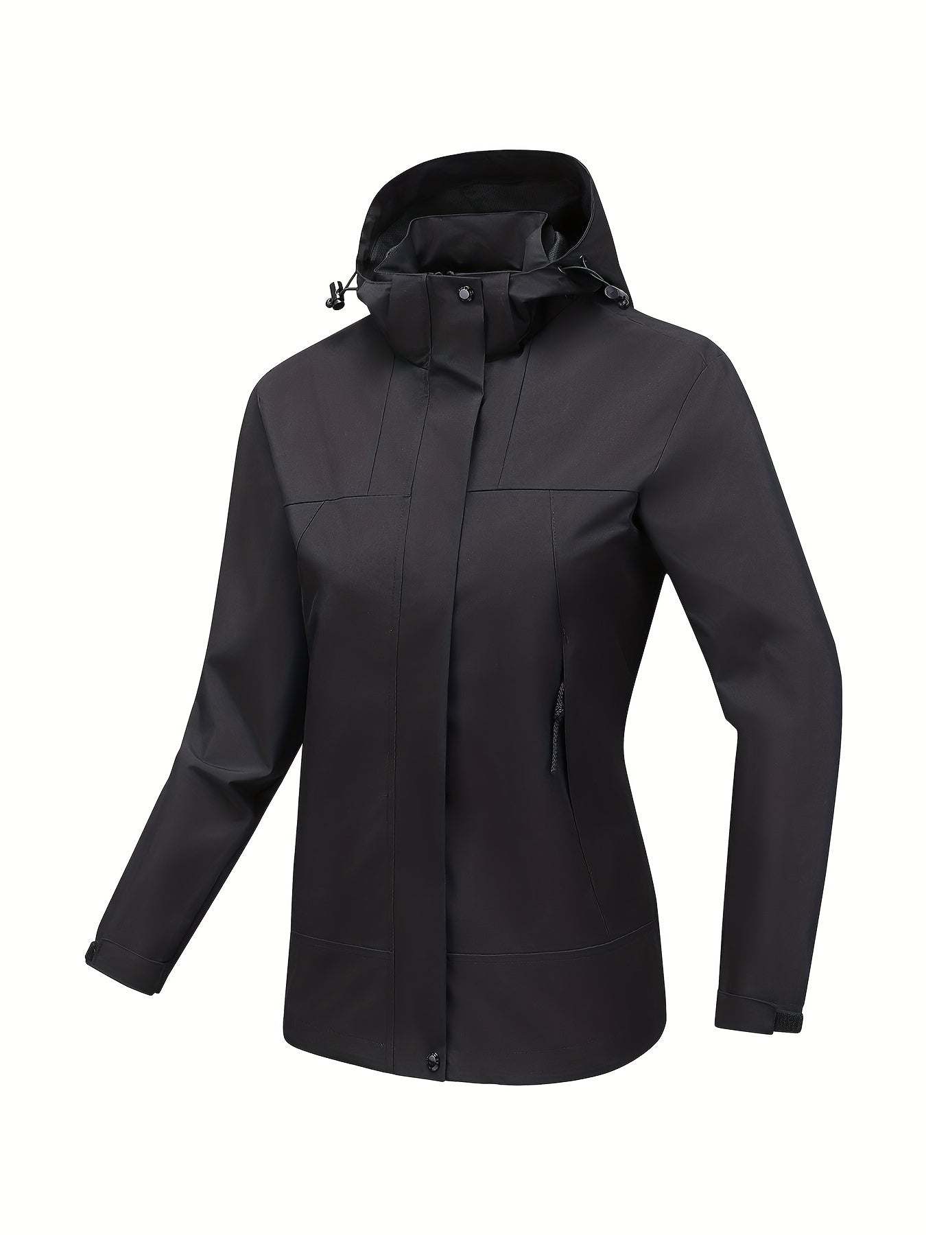 MW | Wasserdichte Outdoor-Sportjacke mit Kapuze für Damen