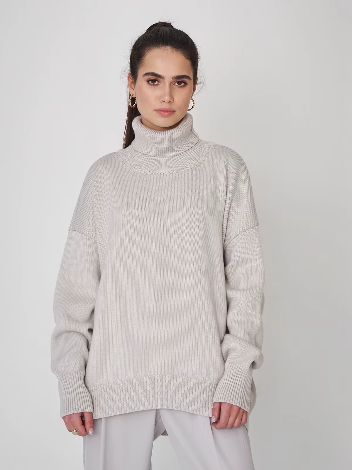 MW | MW – Kuscheliger Oversize-Pullover mit Rollkragen