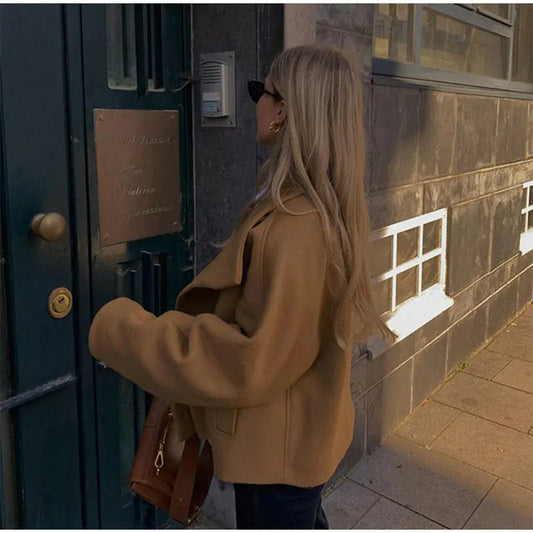 MW | Übergroße Jacke aus Wolle