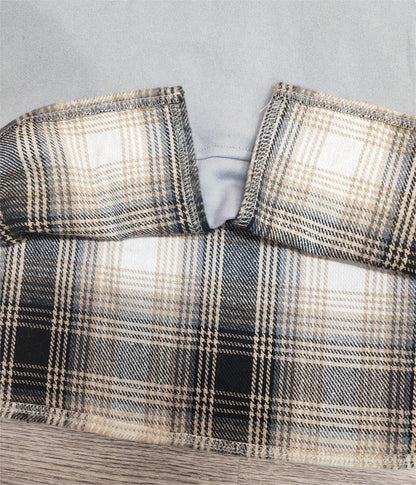 MW | Bequemes langärmeliges Patchwork-Sweatshirt