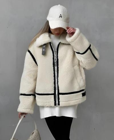 MW | Trendy Flauschige Jacke für Frauen