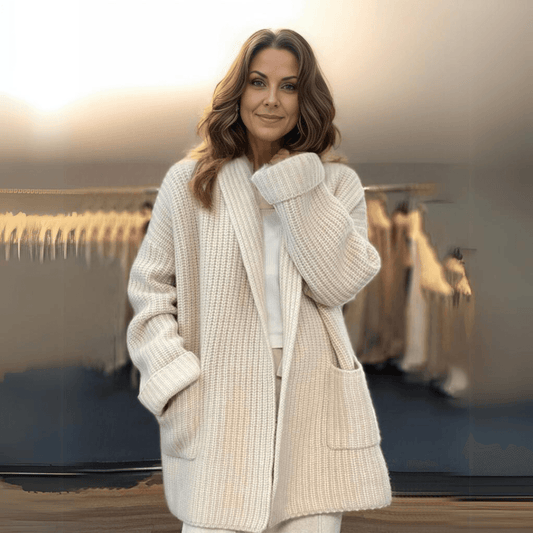 MW | Weich gestrickter Damenmantel