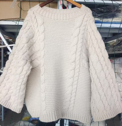 MW | MW – Grober Zopfmusterpullover