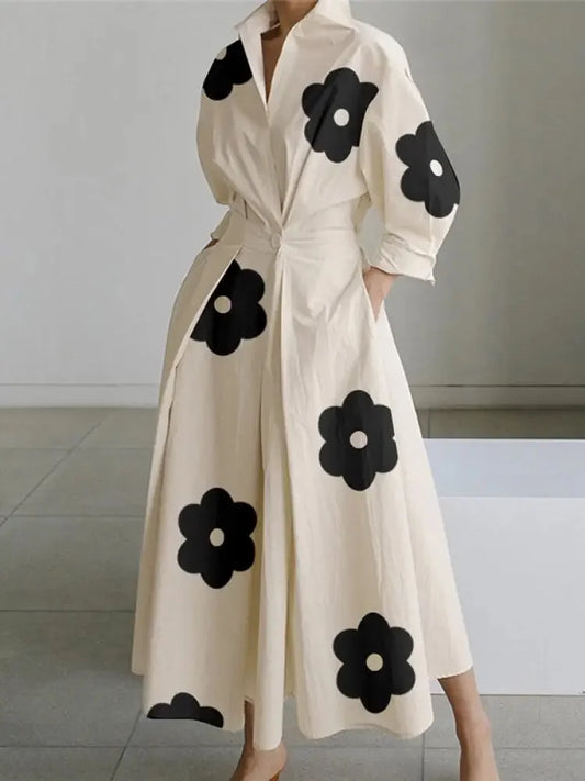 MW | Maxikleid mit verwegenem Print