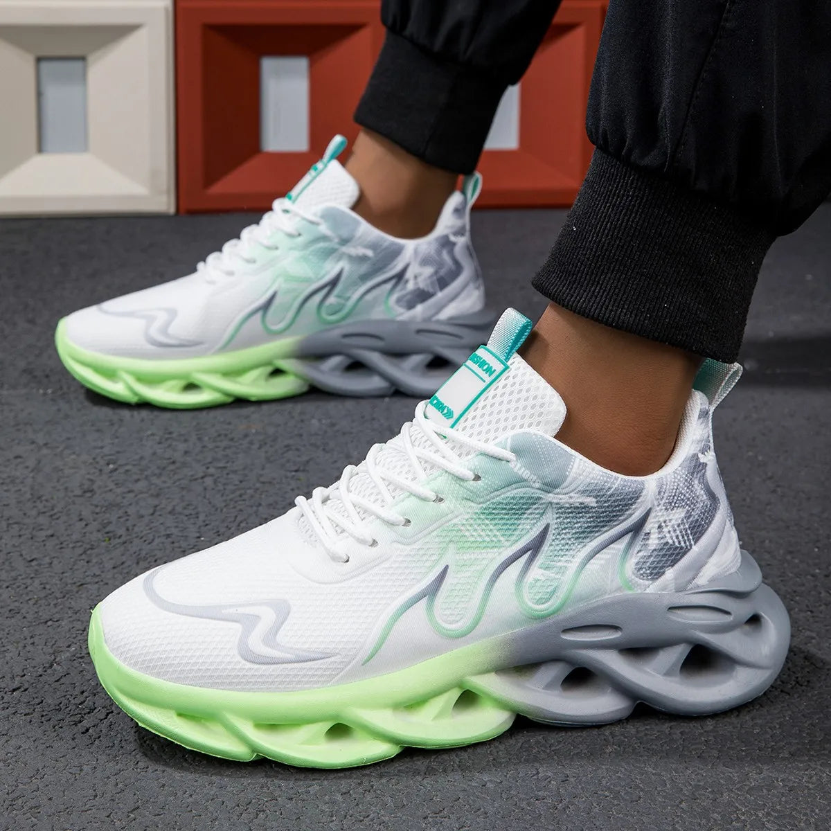 Vielseitige und stützende orthopädische Turnschuhe