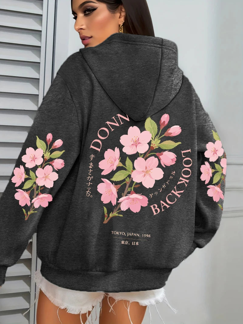 Schlicht und elegant Kapuzenpullover