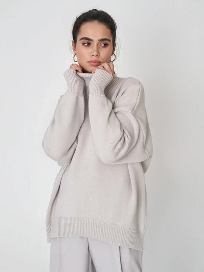 MW | MW – Kuscheliger Oversize-Pullover mit Rollkragen