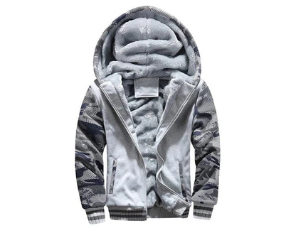 MW | Übergroße Winter-Herrenkapuzenpullover