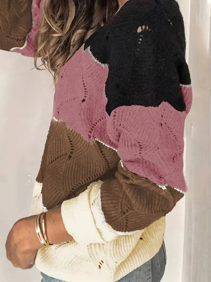 MW | Pullover mit V-Ausschnitt