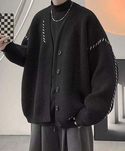 MW | Vintage V-Ausschnitt Cardigan-Pullover