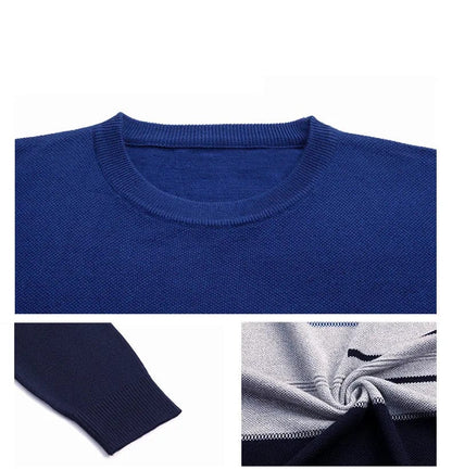 MW | Pullover aus gestreifter Baumwolle