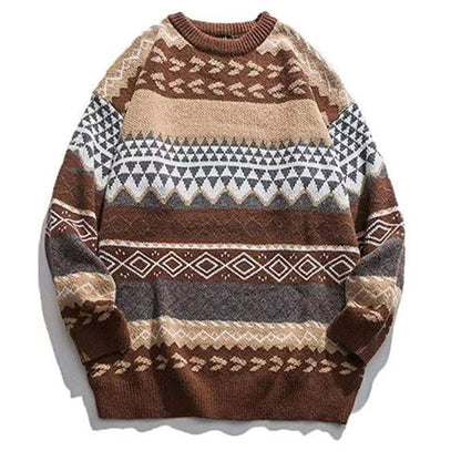 MW | Retro-Lässiger Strickpullover 2024