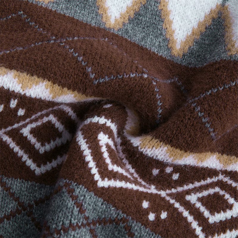 MW | Retro-Lässiger Strickpullover 2024