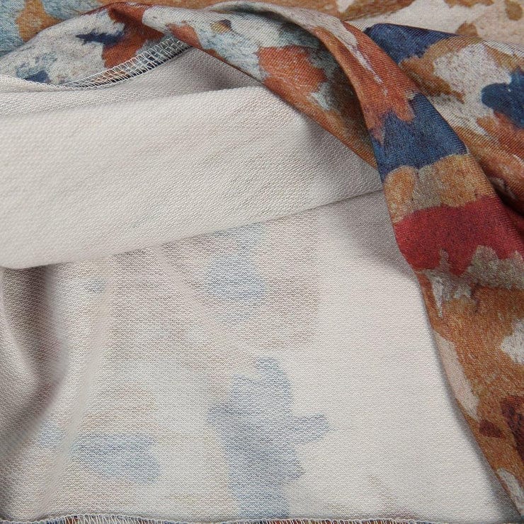 MW | Pullover mit abstraktem Print