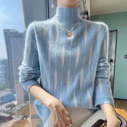 MW | Pullover mit halbhohem Halsausschnitt