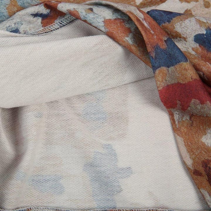 MW | Pullover mit abstraktem Druck