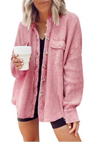 MW | Trendiger Mantel mit Knöpfen: kombiniert Komfort und modernen Stil