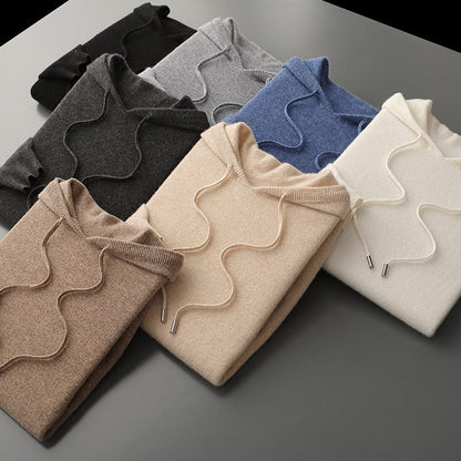 MW | Nahtlos gestrickter Kapuzenpullover