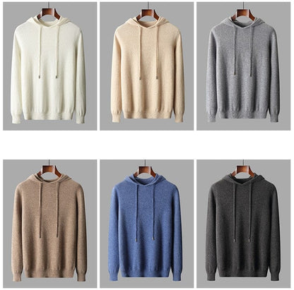 MW | Nahtlos gestrickter Kapuzenpullover