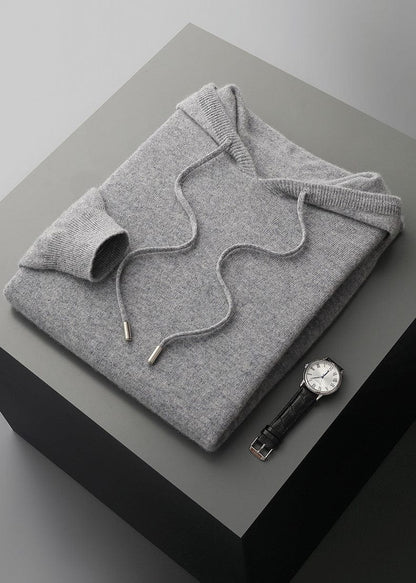 MW | Nahtlos gestrickter Kapuzenpullover