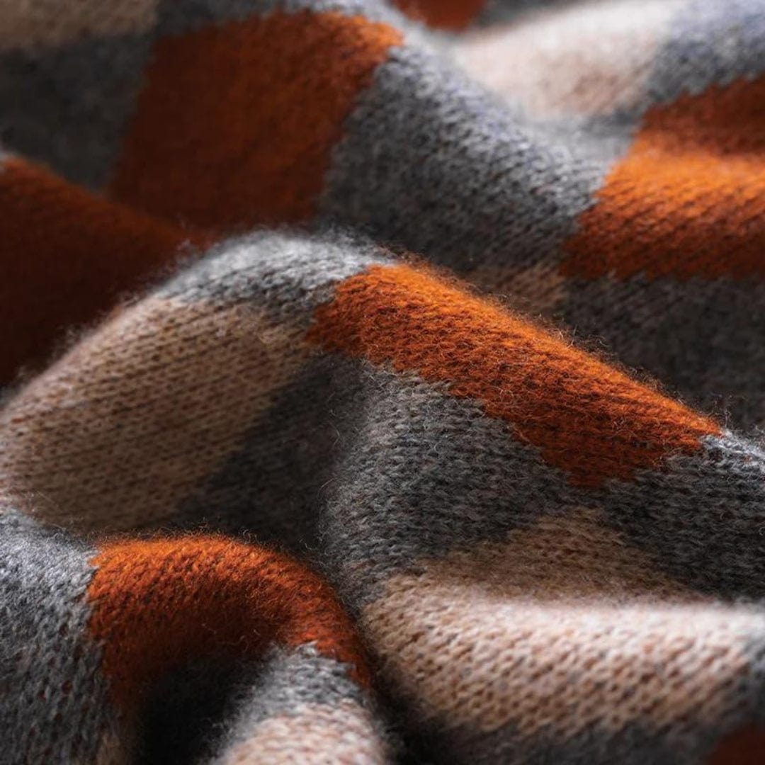 MW | O-Ausschnitt bunter Wollpullover 2024