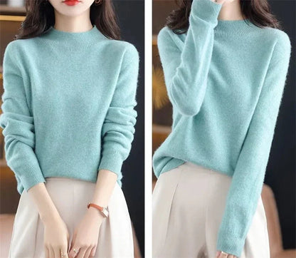 MW | Weichen Strickpullover mit Rollkragen