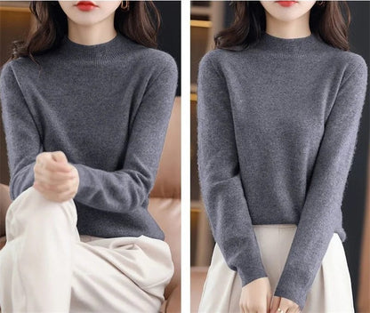 MW | Weichen Strickpullover mit Rollkragen