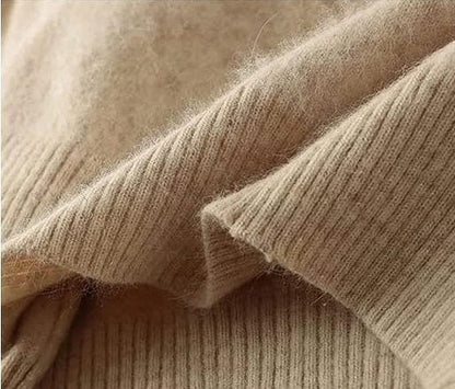 MW | Weichen Strickpullover mit Rollkragen